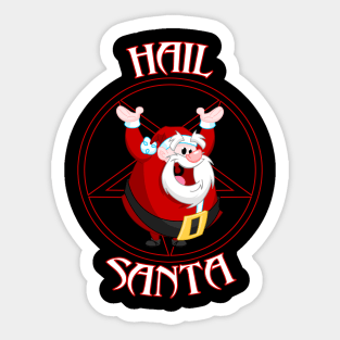 Hail Santa Sticker